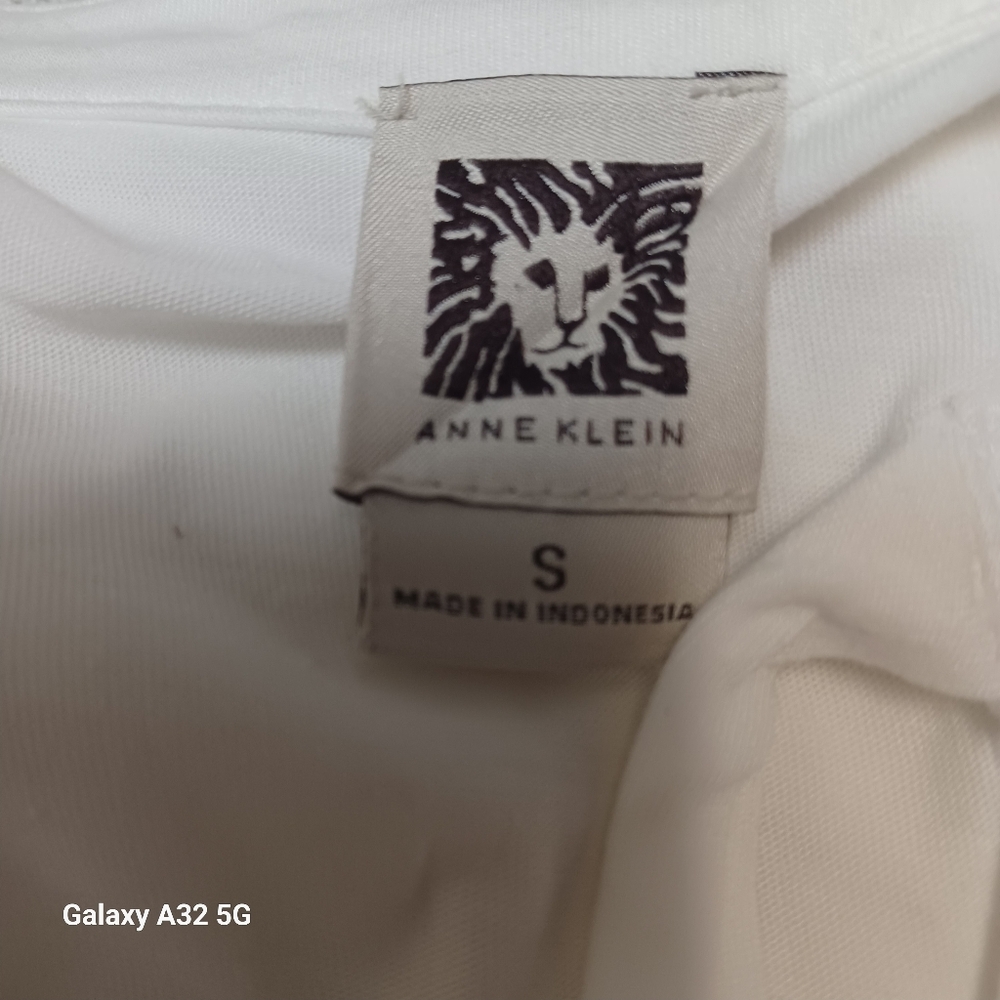 Anne Klein White Sleeveless Tie Front Tank Top Blusse Size S Offer Are Welcome - Picture 8 of 12